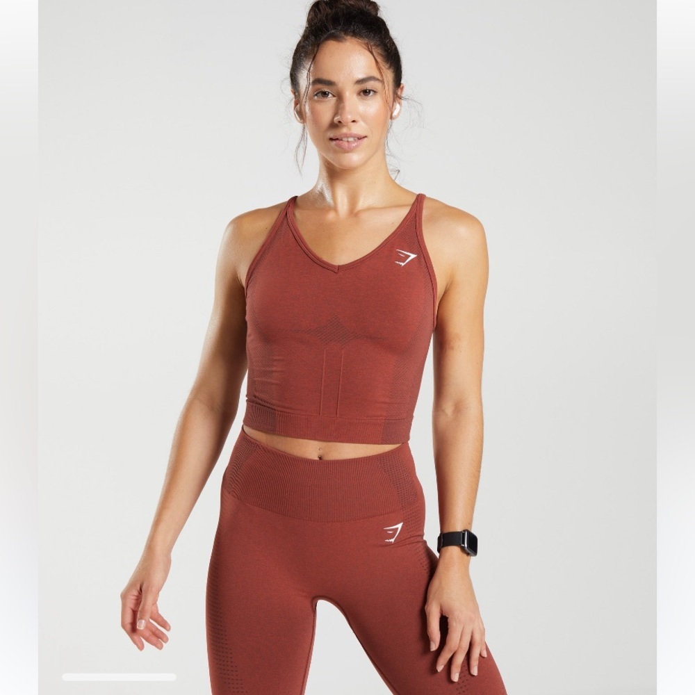 Gymshark V neck midi tank